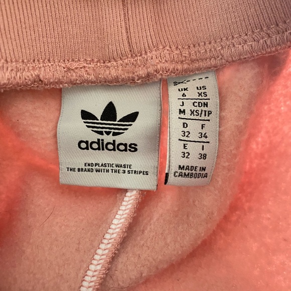 Adidas Dusty Rose Wide Leg Sweatpants - Picture 5 of 6